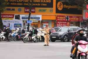 Hà Nội phân luồng giao thông, hạn chế ùn tắc dịp Tết Quý Mão