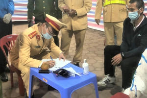 Hải Dương: Bắt giữ đối tượng trốn truy nã tại chốt kiểm dịch