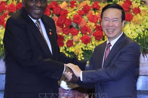 Chủ tịch nước Võ Văn Thưởng tiếp Chủ tịch Quốc hội Chính quyền Nhân dân Cuba