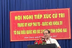 Cử tri Long Thành - Nhơn Trạch quan tâm đến các dự án lớn, tình trạng giáo viên bác sĩ nghỉ việc