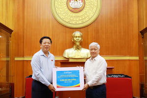 Bộ Xây dựng ủng hộ 5 tỷ đồng hỗ trợ đồng bào bị thiệt hại do bão, lũ