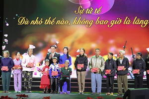 Nghệ An: Hơn 140 tỷ đồng ủng hộ tại Chương trình “Tết vì người nghèo - Xuân Giáp Thìn 2024