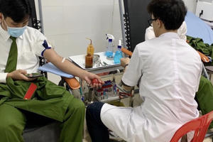 Thanh Hoá: 5 cán bộ Trại tạm giam kịp thời hiến máu cứu bệnh nhân mổ cấp cứu