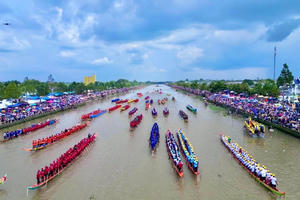 Đón chờ lễ hội lớn nhất Sóc Trăng: Óoc Om Bóc - Đua ghe Ngo