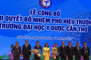 Trường Đại Học Y Dược Cần Thơ bổ nhiệm 2 tân phó Hiệu trưởng