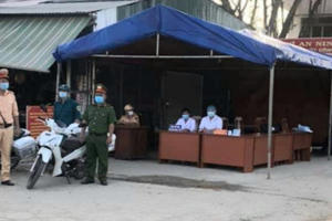 Lâm Đồng thành lập 4 chốt kiểm soát, phòng chống dịch Covid-19