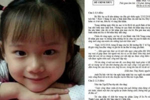 Chuyện bé Hải An hiến giác mạc vào đề thi học sinh giỏi ở Phú Thọ