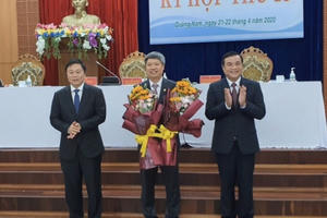 Ông Hồ Quang Bửu trúng cử Phó chủ tịch UBND tỉnh Quảng Nam