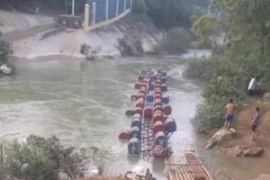 Cao Bằng: Phát hiện thêm thi thể đã phân huỷ trong khi tìm kiếm nạn nhân vụ lật bè