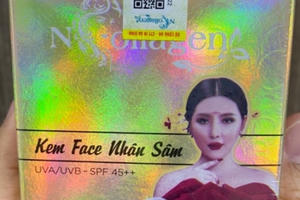 Phát hiện chất cấm Paraben có trong Kem face nhân sâm Ncollagen