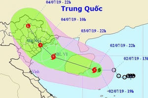 Dự báo thời tiết ngày 3/7: Cơn bão số 2 - MUN chuẩn bị độ bộ đất liền