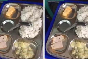 Thái Bình: Phụ huynh bức xúc vì bữa trưa tại trường của con quá đạm bạc Thái Bình: Phụ huynh bức xúc vì bữa trưa tại trường của con quá đạm bạc
