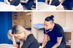 Xúc động với bộ ảnh cùng vợ vượt cạn lấy nước mắt triệu dân mạng