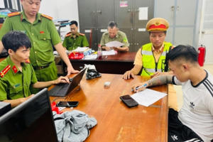 TP Vũng Tàu: Phát hiện nam thanh niên tàng trữ ma tuý và hung khí