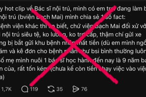 Sự thật đằng sau thông tin "Bệnh viện Bạch Mai đối xử với bác sĩ nội trú siêu tệ"