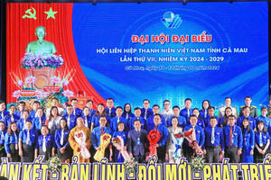 Xây dựng Hội Liên hiệp Thanh niên Việt Nam tỉnh Cà Mau ngày càng trong sạch, vững mạnh