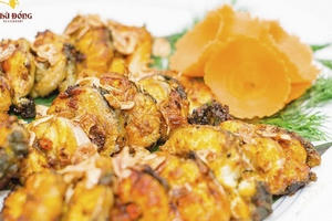 Cá Chình nướng riềng mẻ đậm đà cho bữa cơm ngày mưa