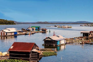 Sắc xuân ở làng cá bè La Ngà