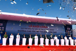 Khởi công tuyến cao tốc Mỹ Thuận - Cần Thơ