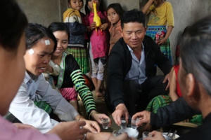 Độc đáo nghi lễ đón Tết của người H’mông ở Phú Thọ