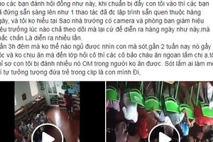 Clip: Phẫn nộ cô giáo mầm non “ra lệnh” cho cả chục bé lao vào đánh một bạn trong lớp