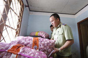 Lâm Đồng: Thu giữ gần 4 tấn cà rốt và 2 tạ tỏi Trung Quốc nhập lậu