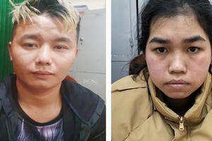 Bắt đôi nam nữ giả phụ huynh đón con, trộm xe máy trong trường