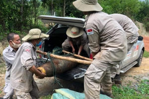 Hướng Hóa (Quảng Trị): Phát hiện và xử lý quả bom nặng hơn 200kg