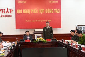 Hai Bộ Công an và Tư pháp cần phối hợp xây dựng nền tư pháp hoàn chỉnh