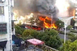 Nổ bình gas ở Trung Quốc, 57 người thương vong