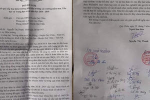 Xuất hiện lá đơn kiến nghị của nữ hiệu trưởng trước lúc tử vẫn tại nhà riêng