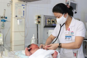 Hà Tĩnh: Chào đón em bé sơ sinh nặng 6,1kg Hà Tĩnh: Chào đón em bé sơ sinh nặng 6,1kg