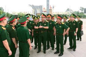 Kiểm tra công tác chuẩn bị Giao lưu hữu nghị Quốc phòng biên giới Việt Nam - Campuchia lần thứ 2
