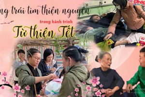 Những trái tim thiện nguyện trong hành trình từ thiện Tết