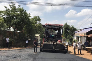 Bình Phước: Khởi công xây dựng 5km đường giao thông chào mừng 46 năm Giải phóng miền Nam