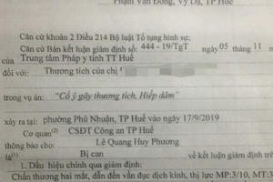 Vụ án BS Phương ở Huế: Kết quả giám định lần 2 cao hơn rất nhiều so với lần 1