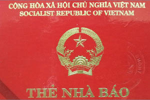 Quy định mới về cấp, đổi thẻ nhà báo