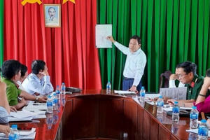 Long An: Khảo sát làm bệnh viện dã chiến tại trường Quân sự tỉnh