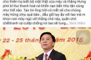 Thường vụ Tỉnh ủy Thanh Hóa họp đột xuất, Phó Bí thư bác bỏ tin đồn có "bồ nhí" Thường vụ Tỉnh ủy Thanh Hóa họp đột xuất, Phó Bí thư bác bỏ tin đồn có "bồ nhí"