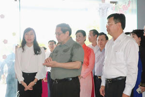 Thủ tướng Phạm Minh Chính kiểm tra hoạt động chính quyền 2 cấp tại An Giang