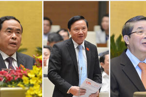 Sáng nay, các đại biểu sẽ bầu 3 Phó Chủ tịch Quốc hội