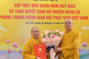 Văn phòng Trung ương GHPGVN gặp mặt đầu xuân Quý Mão 2023