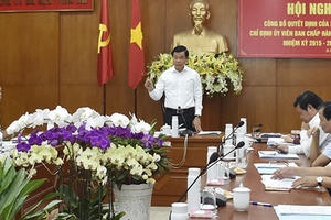 Bí thư Tỉnh uỷ Bà Rịa - Vũng Tàu Nguyễn Hồng Lĩnh yêu cầu hạn chế hội, họp để ngăn dịch Corona