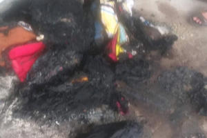 Nghệ An: Điều tra nghi án ki ốt bán hàng bị ném “bom xăng”, khiến một phụ nữ nhập viện