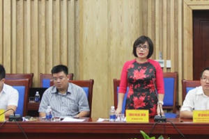 Thứ trưởng Đặng Hoàng Oanh kiểm tra tình hình thi hành pháp luật về điều kiện đầu tư kinh doanh tại Nghệ An