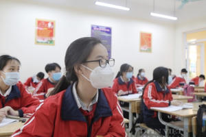 Ngày 10/2 học sinh từ lớp 1 đến lớp 6 thuộc 18 huyện, thị xã của Hà Nội đi học trực tiếp