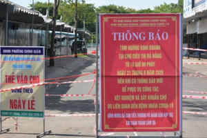 Đà Nẵng: Tạm dừng hoạt động 3 chợ trên địa bàn quận Thanh Khê