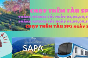 Tăng nhiều đôi tàu tuyến Hà Nội - Lào Cai phục vụ khách du lịch khám phá Sa Pa