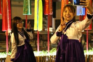 Những phút “check-in” rộn ràng tại Asia Park