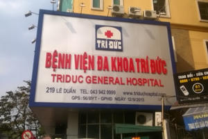Sở Y tế Hà Nội lập hội đồng chuyên môn về vụ hai bệnh nhân tử vong tại bệnh viện Trí Đức